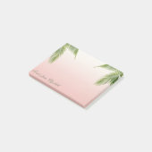 Elegant Stylish Girly, Palm Leaves Post-it® Notes (Schuin)