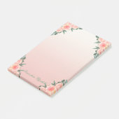 Elegant Stylish Girly , Rozen Floral Post-it® Notes (Schuin)