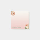 Elegant Stylish Girly , Rozen Post-it® Notes (Voorkant)