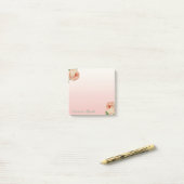 Elegant Stylish Girly , Rozen Post-it® Notes (Op bureau)