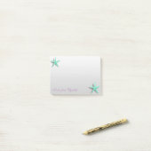 Elegant Stylish Girly, Starfish Post-it® Notes (Op bureau)