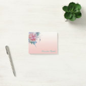 Elegant Stylish Girly, Waterverf Flowers Post-it® Notes (Kantoor)