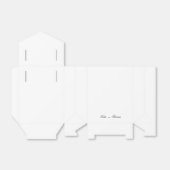 Elegant Stylish Minimalist Chic Simple Classy Bedankdoosjes (Uitgevouwen)