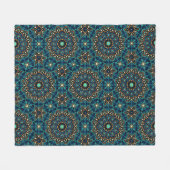 Elegant Stylish Modern Motif Decorative Fleece Deken (Voorkant (Horizontaal))