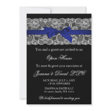 Elegant Stylish Navy Corporate Invitation
