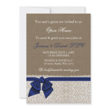 Elegant Stylish Navy Corporate Invitation