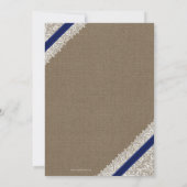 Elegant Stylish Navy Corporate Invitation Kaart (Achterkant)