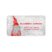 Elegant, Stylish Nordic Gnome Bokeh Etiket (Voorkant)