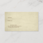 Elegant Stylish Reference Kaart (Achterkant)