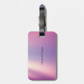 Elegant Stylish Shiny Diamonds Ballerina Bagagelabel (Achterkant verticaal)