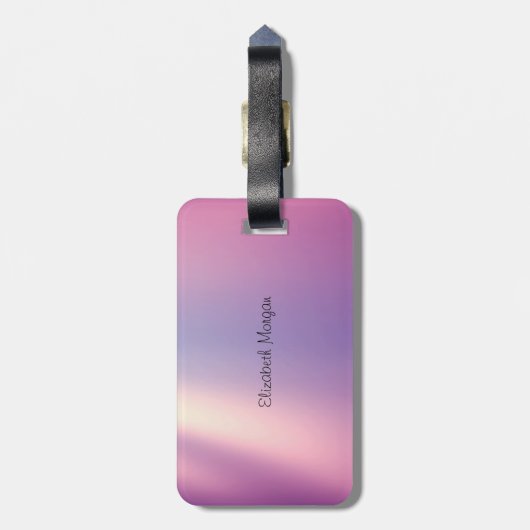 Elegant Stylish Shiny Diamonds Ballerina Bagagelabel (Achterkant verticaal)