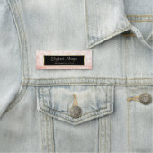 Elegant Stylish Trendy Glitter Bokeh, Lijst Naamplaatje (In situ)