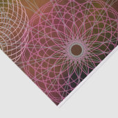 Elegant Stylish Trendy Ornamental Mandalas Tissuepapier (Detail)