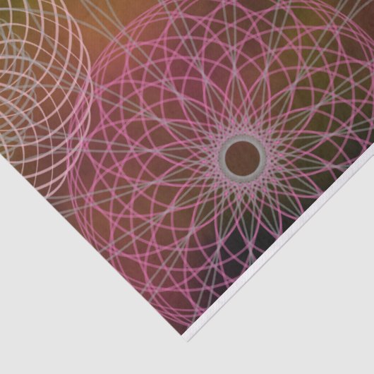 Elegant Stylish Trendy Ornamental Mandalas Tissuepapier (Detail)