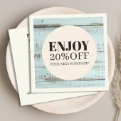 Elegant Stylish Turquoise Pastel Blue Coupon