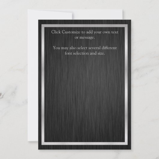 Elegant Subbie Love Uitnodiging (Achterkant)