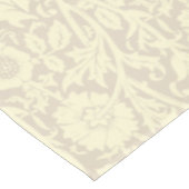 Elegant subtiel beige crème bloemenpatroon tafelkleed (Gekanteld)