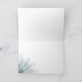 Elegant Succulent Birthday Kaart (Binnen)