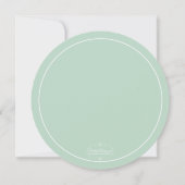 Elegant Succulent Botanisch Vrijgezellenfeest Kaart (Achterkant)