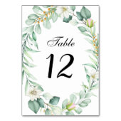 Elegant Succulent Greenery Wedding Kaart (Voorkant)