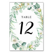 Elegant Succulent Greenery Wedding Kaart (Voorkant)