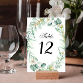 Elegant Succulent Greenery Wedding Kaart