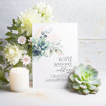 Elegant Succulents and Roos Gold Greenery Wedding Folie Uitnodiging<br><div class="desc">Mooie en unieke gouden folie van roos is een nakomeling van groene trouwuitnodigingen</div>