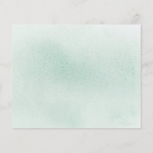 Elegant Succulents Greenery Advice Kaart (Achterkant)