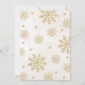 Elegant Sugar Plum Nutcracker Invite Kaart (Achterkant)