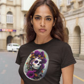 Elegant Sugar Skull - Mexicaanse schedel - Dag van T-shirt