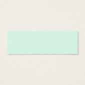 Elegant Summer Floral Mint Wedding Website RSVP Mini Visitekaartjes (Achterkant)