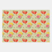 Elegant Summer Fruit Pattern Inpakpapier Vel (Voorkant 2)