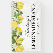 Elegant Summer Lemonade Stand Banner (Verticaal)