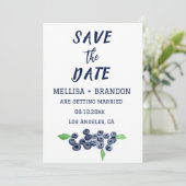 Elegant Summer Ocean Waves Beach Wedding Kaart (Staand voorkant)