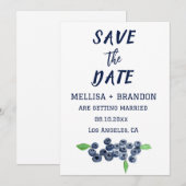 Elegant Summer Ocean Waves Beach Wedding Kaart (Voorkant / Achterkant)