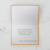 Elegant Summer Pink Flamingo Palm Tree Greep Kaart (Binnen)