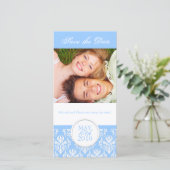 Elegant Summer Save the Date Photocard (Staand voorkant)
