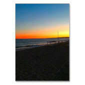 Elegant Summer Sunset Tropical Beach Hawaii Kaart (Achterkant)