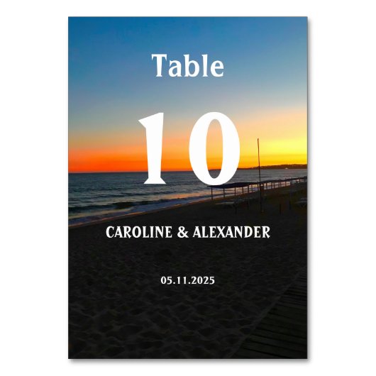 Elegant Summer Sunset Tropical Beach Hawaii Kaart (Voorkant)