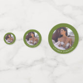 Elegant Summer Wildflower Waterverf Vrijgezellenfe Confetti (Achterkanten)