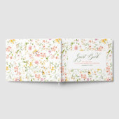 Elegant Summer Wildflower Weddenschap Gastenboek (Volledig)