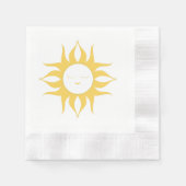 Elegant Sun Design Papier Servet (Voorkant)