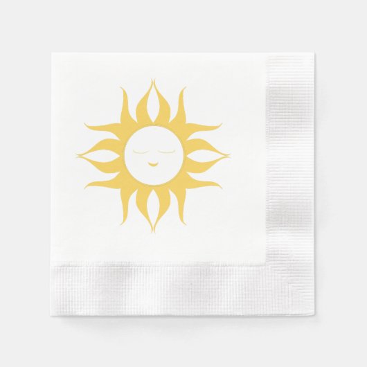 Elegant Sun Design Papier Servet (Voorkant)