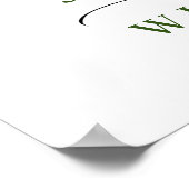 Elegant Sunflower Eucalyptus Engagement Party Poster (Hoek)