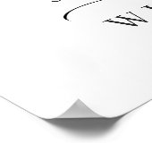 Elegant Sunflower Eucalyptus Engagement Party Poster (Hoek)