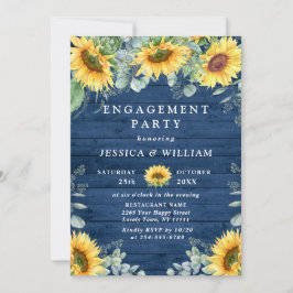 Elegant Sunflower Eucalyptus ENGAGTY Kaart