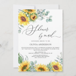 Elegant Sunflower Eucalyptus Vrijgezellenfeest per Kaart