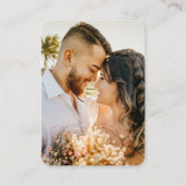 Elegant Sunflower Eucalyptus Wedding QR DETAILS Informatiekaartje (Achterkant)