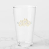 Elegant Sunflower Glass Glas (Achterkant)