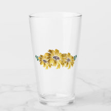 Elegant Sunflower Glass